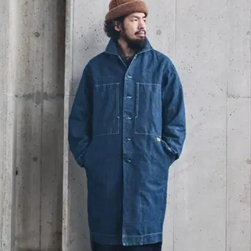 네이탈 디자인 스텐카라 코트 데님 코트 S