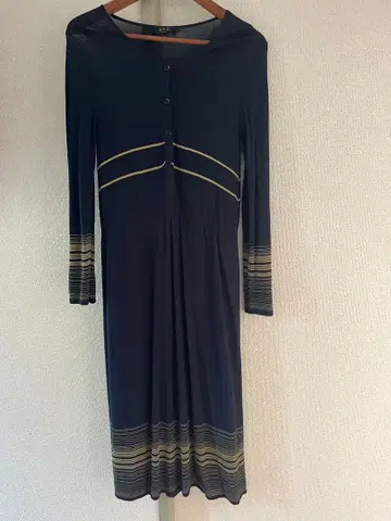 A.P.C. 네이비 긴팔 원피스 XS