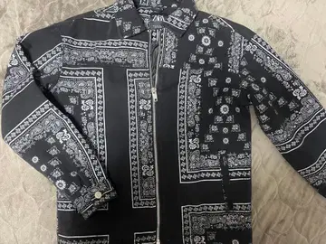 ZARA 자켓 페이즐리 무늬