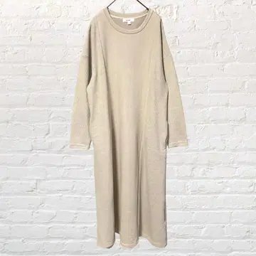 12414 니코앤드 - 롱 니트 원피스 M 베이지 구제 의류