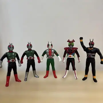 가면라이더 피규어 5체 세트