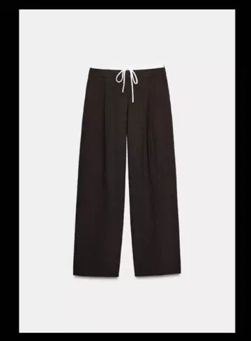 ZARA WIDE-LEG 팬츠 버블 허리 밴딩