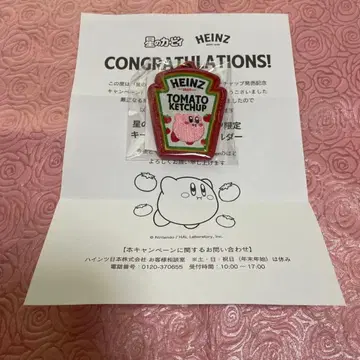 HEINZ 하인츠 별의 커비 키스톤형 키링