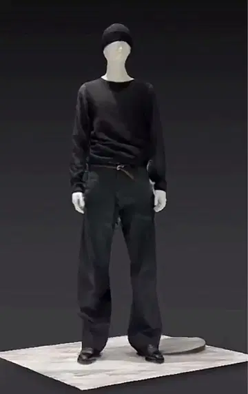 OmarAfridi KneeDarted Flare Coated Jeans