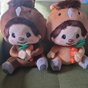 선착순 몽치치 우마 BIG 봉제 인형 전 2종 세트