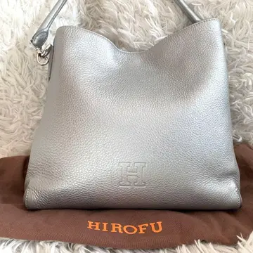 새상품급 히로프 핸드백 H로고 원숄더 호보 가죽 대용량 더스트백 포함