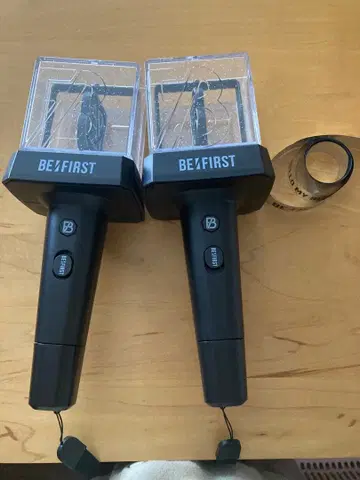 BE:FIRST 응원봉 2개 세트 은색 테이프 포함