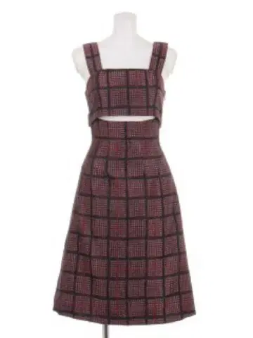 me couture 체크 원피스