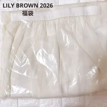 LILY BROWN 2026 HAPPY BOX 프릴 스커트 완판템