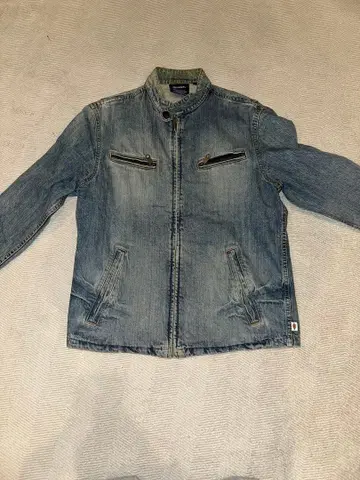 90s 네이비 택 Dickies 데님 자켓 짧은 기장