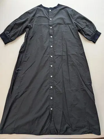 블랙 원피스 7부 소매