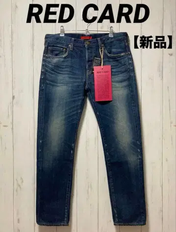 RED CARD 스트레이트 데님 새상품 네이비