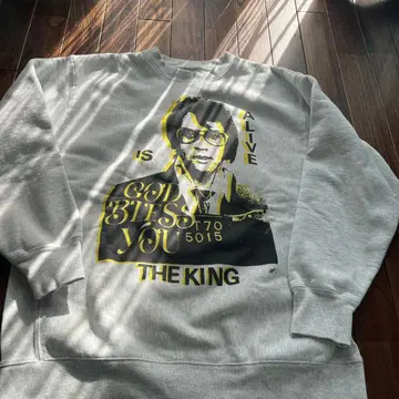 EDIFICE 엘비스 프레슬리 맨투맨 그레이