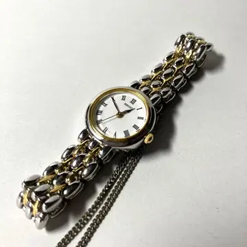 SEIKO 세이코 여성용 손목시계 골드 실버 콤비 컬러 작동품