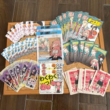 SPY x FAMILY 나츠코미 트윈 스티커 외 특전 스파이 패밀리