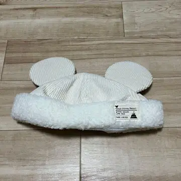 디즈니 미키 캡 아이보리 화이트 팬캡 모자