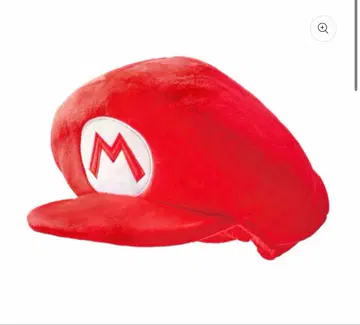 마리오 캡 타입 모자 빨간색