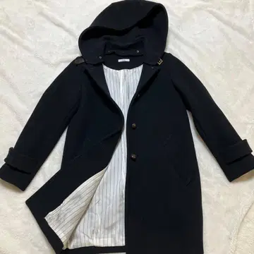 [ 새상품급 ] IENA 이에나 울 100% 블랙 코트 36