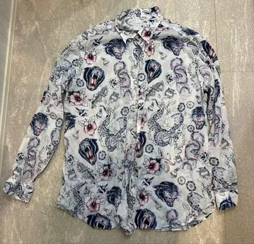 ETRO 에트로 호랑이 꽃무늬 셔츠