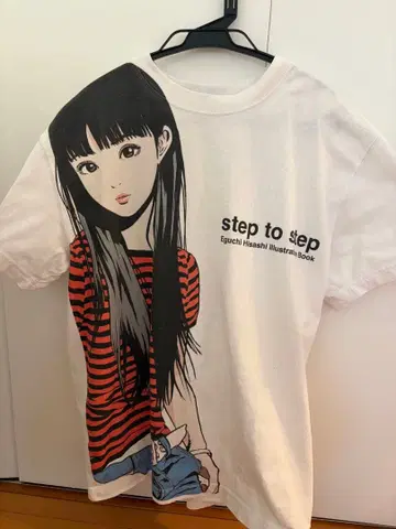 [ M ] 에구치 히사시 보더 걸 T셔츠