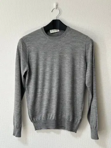 Filippo de Laurentiis 그레이 울 실크 캐시미어 혼방