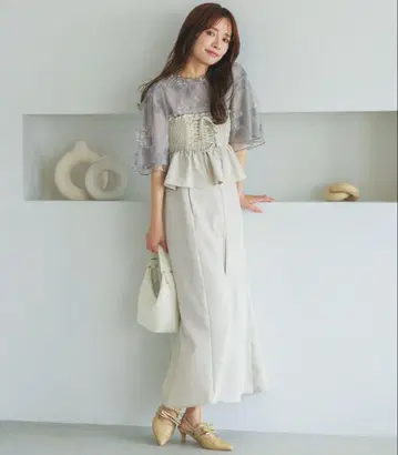 mysty woman*2way 코르셋 플레어 스커트