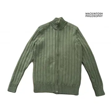 MACKINTOSH PHILOSOPHY 지프 가디건 40 카키