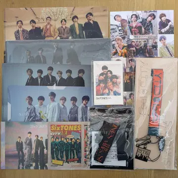 SixTONES 클리어 파일 스트랩 등