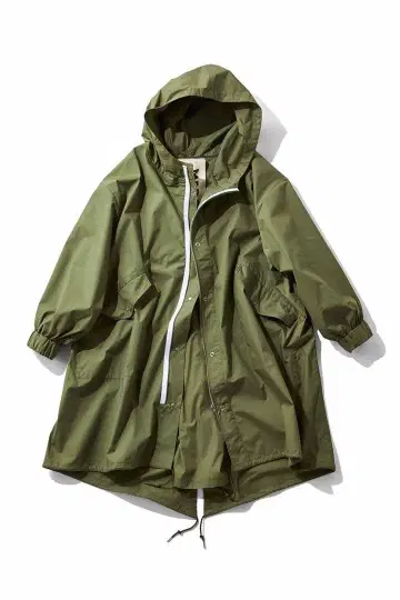 MEDE19F 오버 사이즈 피쉬테일 후드티