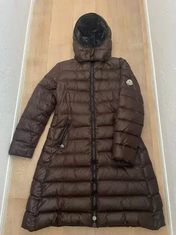 MONCLER 브라운 롱 다운 자켓 사이즈 1