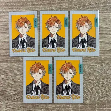 니지산지 GRAY x ACCENT 랜덤 폴라로이드풍 카드 우사미 리토