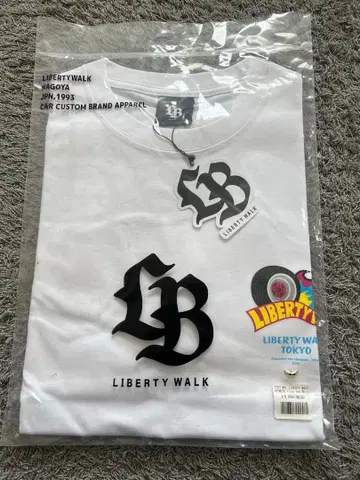 LIBERTY WALK KENMERI Fire Tee 화이트