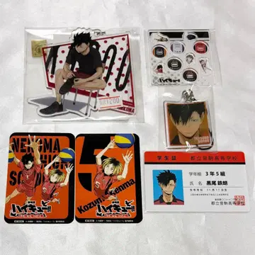 하이큐 쿠로오 테츠로 아크릴 mini mini 피규어 학생증 스티커