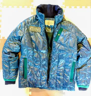 AVIREX USAF 다운 자켓 파랑