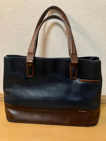 [ 새상품급 ] master-piece 토트백 네이비 브라운