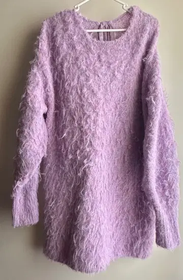 더블 클로젯 컨디션 최상 리본 오버 니트 마블 FREE 사이즈