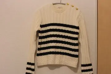 MACPHEE 코튼 케이블 스웨터