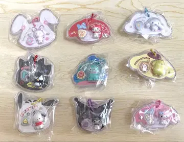 산리오 캐릭터즈 패키지 참 & 초코 보로 9개 세미 컴플리트