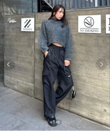 rienda 니트 하이넥 상의