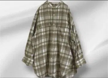 빅 사이즈! 23구 플란넬 체크 셔츠 사이즈 44