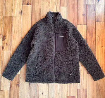 몽벨 여성용 다크 브라운 플리스 자켓