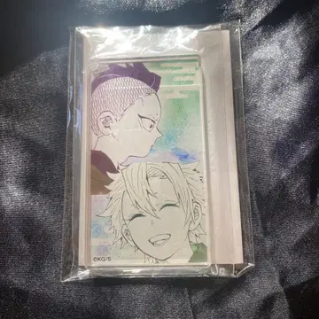 귀멸의 칼날 금박 아크릴 키링 형제자매 시나즈가와 사네미 시나즈가와 겐야