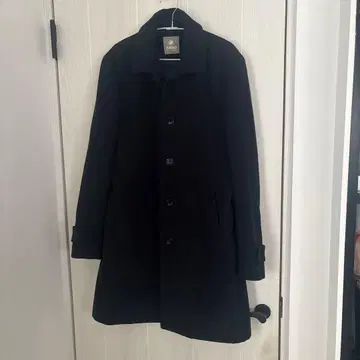 nano universe 블랙 스텐카라 코트