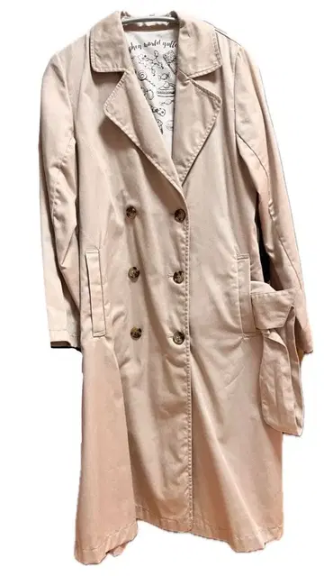 트렌치코트 핑크