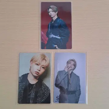 MAZZEL RYUKI 트레이딩 카드 시크릿 클리어 카드 3장 세트 류키