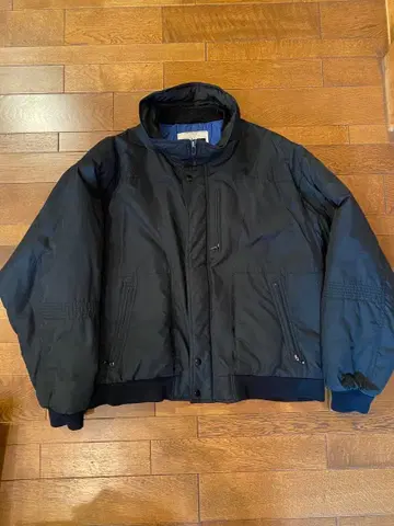 빈티지 다운 자켓 블랙 L