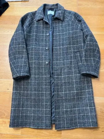 URBAN RESEARCH DOORS 체스터 코트 그레이 계열 체크