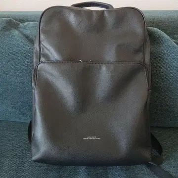 그린 라벨 릴랙싱 백팩 인조 가죽 블랙