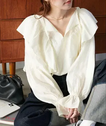 프릴 블라우스/DISCOAT 디스코트