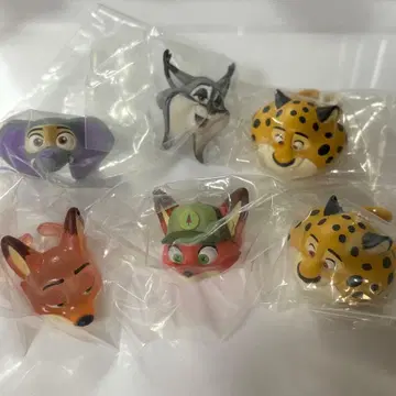 주토피아 가챠 패션 반지 세트